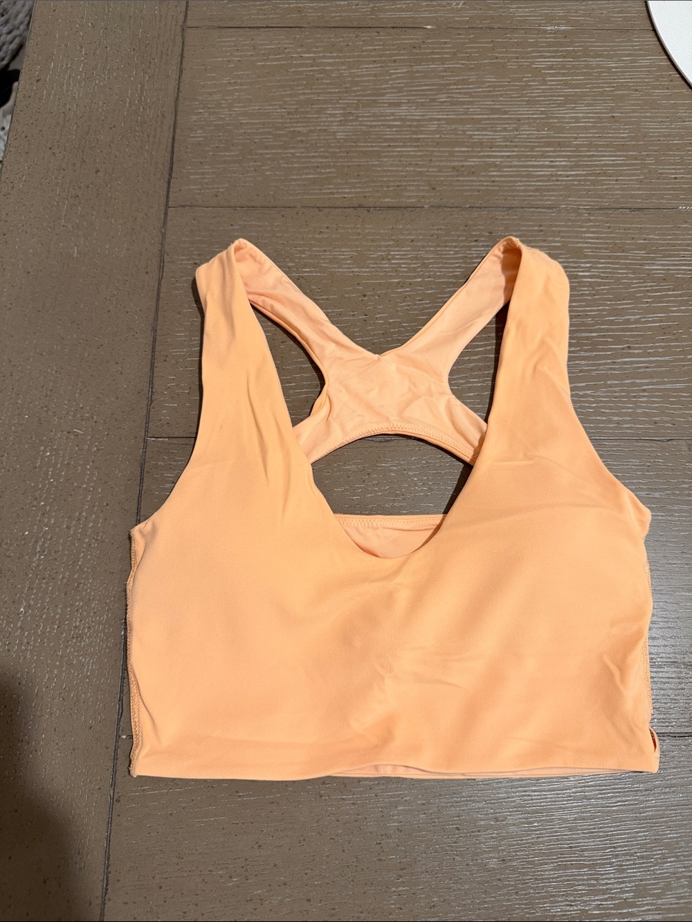 lululemon athletica Peach Racerback Sports Bra